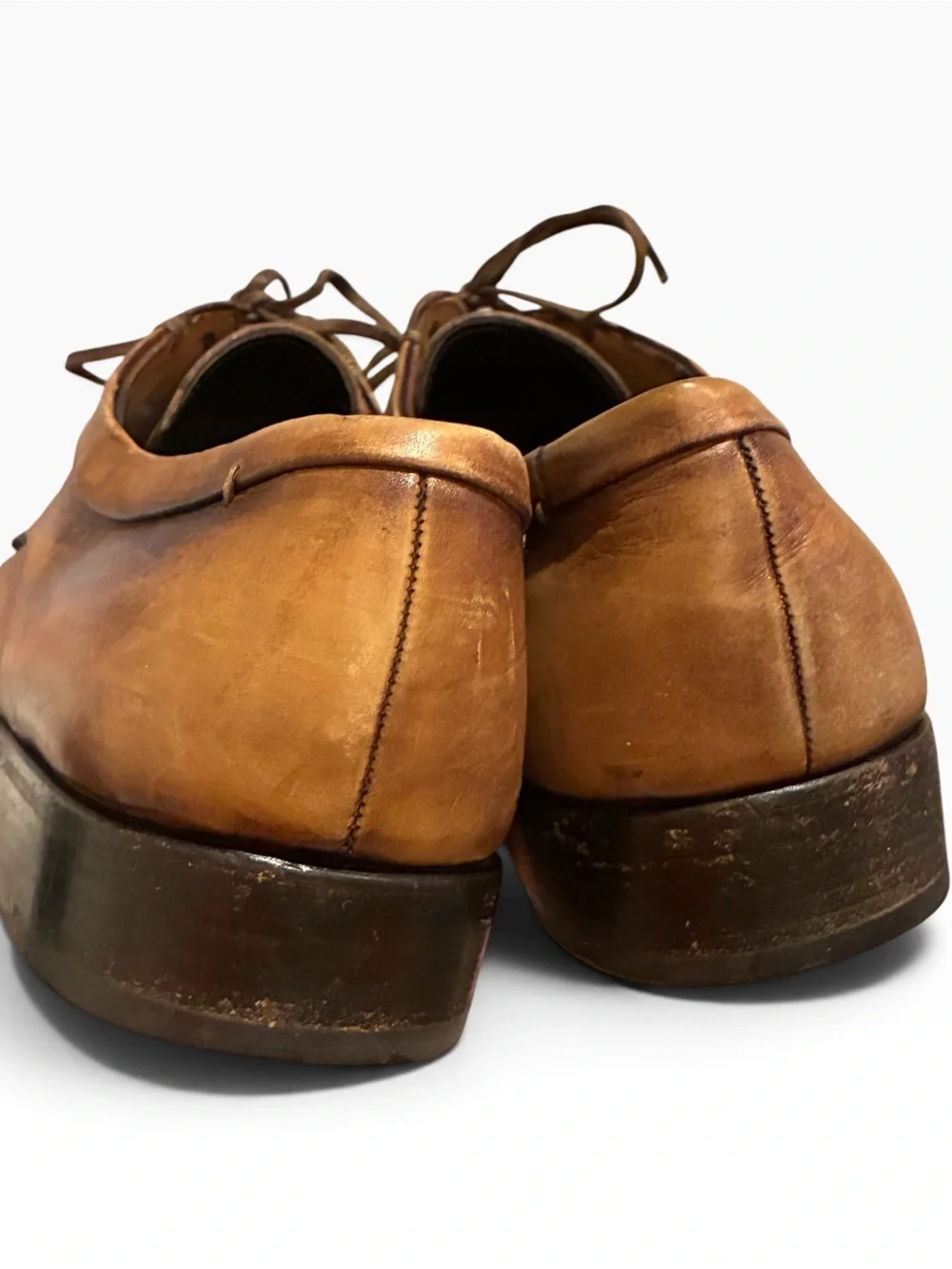 Ermenegildo Zegna XXX Couture Antique Leather Derby